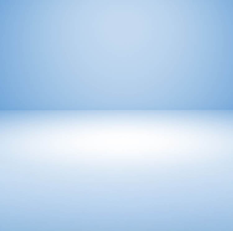 Blue room in the 3d. Blue background