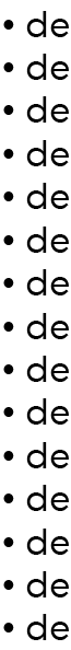 • de • de • de • de • de • de • de • de • de • de • de • de • de • de • de